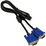 VGA 15 Pin Male to Male Plug Computer Monitor Cable Wire Cord (3 M) – Used VGA Cable