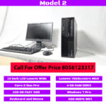 Full Set -Lenovo Thinkcenter M58 Core2Duo/4GB/128GB SSD/19 Inch LCD/Windows 10 Pro – Used Computers | 3 months Warranty