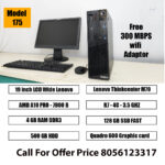 Full Set | AMD A10 | AMD A10 PRO-7800 R7 |4GB DDR3 |128 GB SSD |500 GB HDD | Windows 10 Pro | Warranty