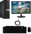 Dell Branded Desktop Computer | Intel Core i5 6th Gen | 8GB DDR4 | 256GB SSD + 500GB HDD | 19" Monitor | UPS