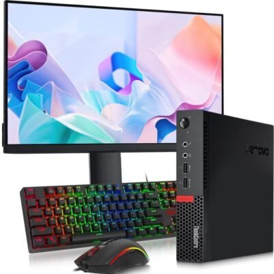 Lenovo ThinkCentre M73/M83/M93 Refurbished Desktop Set (Model M40) | i5 4th Gen | 3 Months Warranty